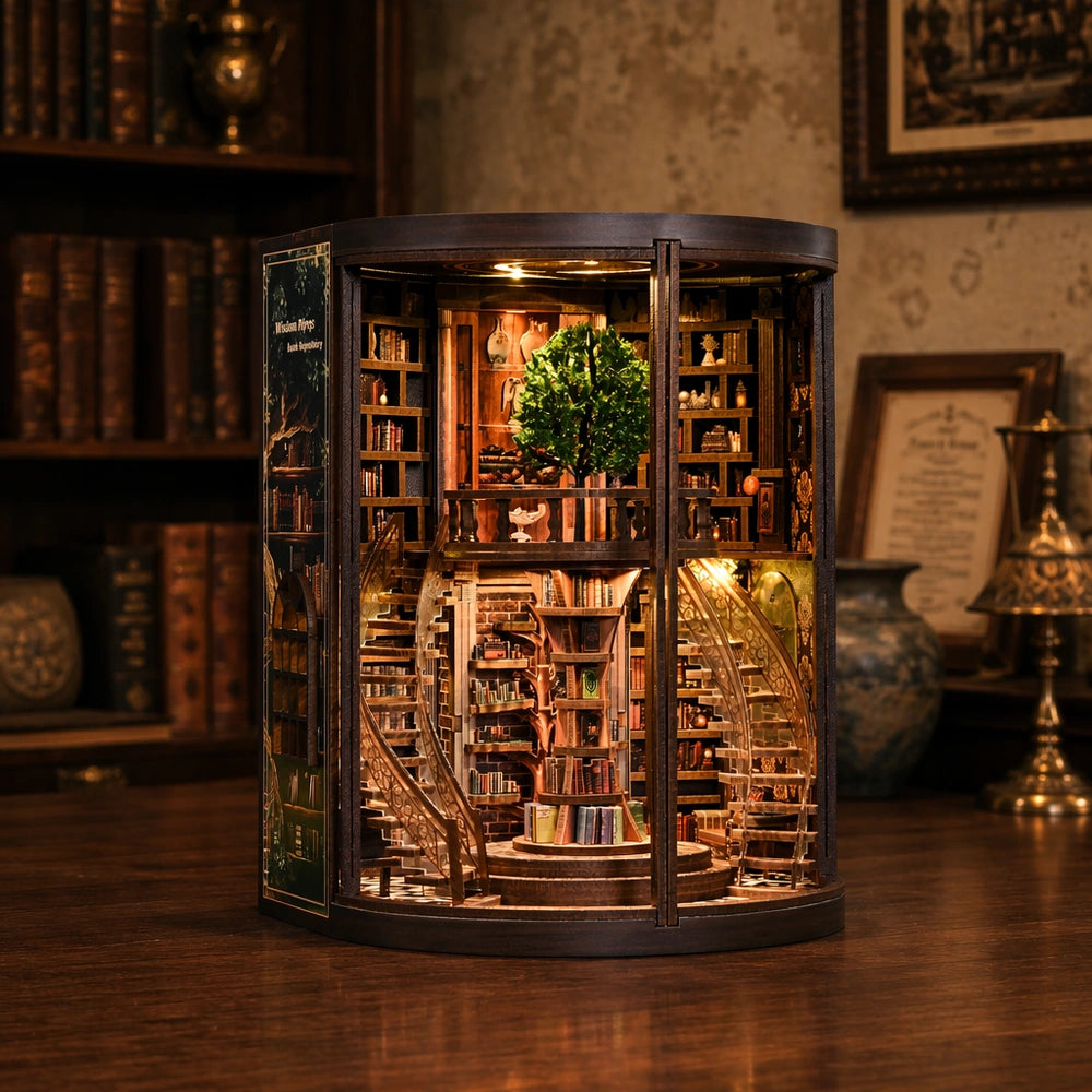 Wisdom Rings Book Repository - Book Nook en miniatura