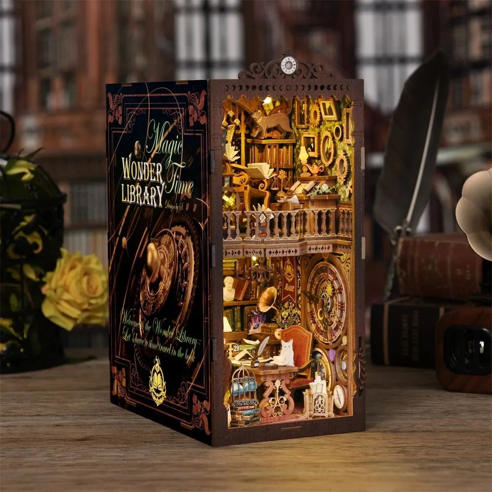 Wonder Library - Book Nook en miniatura