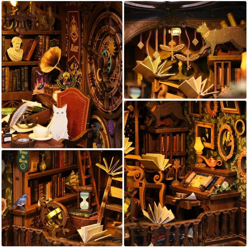 Wonder Library - Book Nook en miniatura