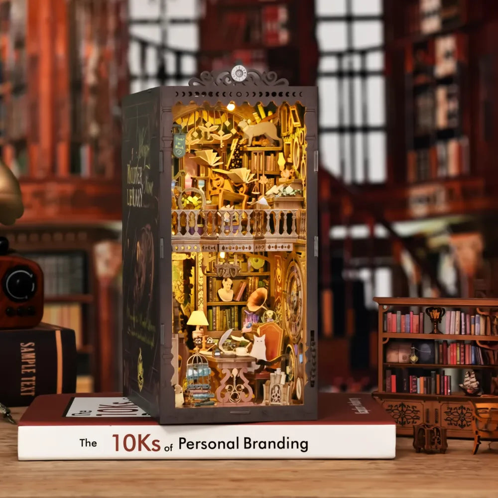 Wonder Library - Book Nook en miniatura