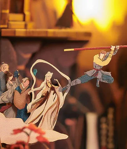 Wukong con el bastón