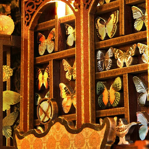 Vitrina de mariposas