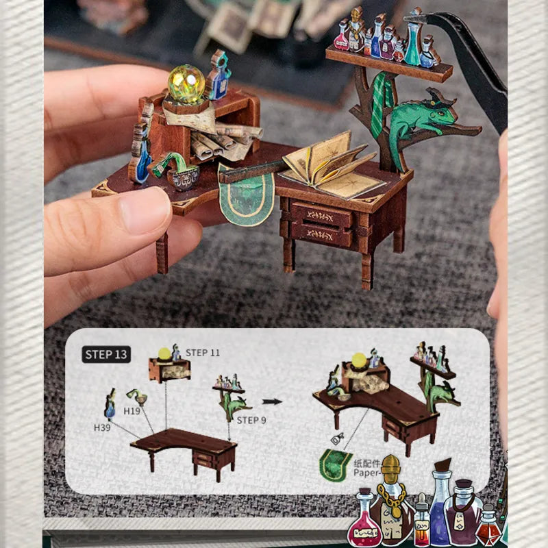 Darkness Common Room - Book Nook Kit