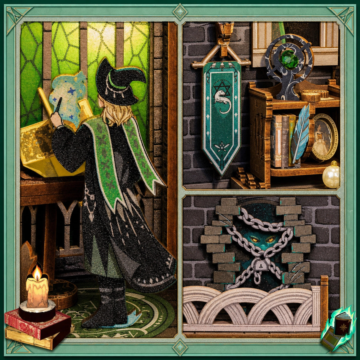 Darkness Common Room - Book Nook Kit