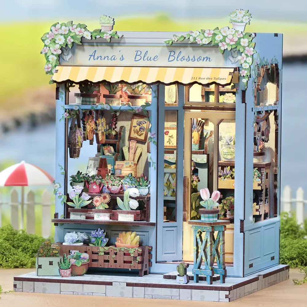 Anna's Blue Blossom - Casa en miniatura