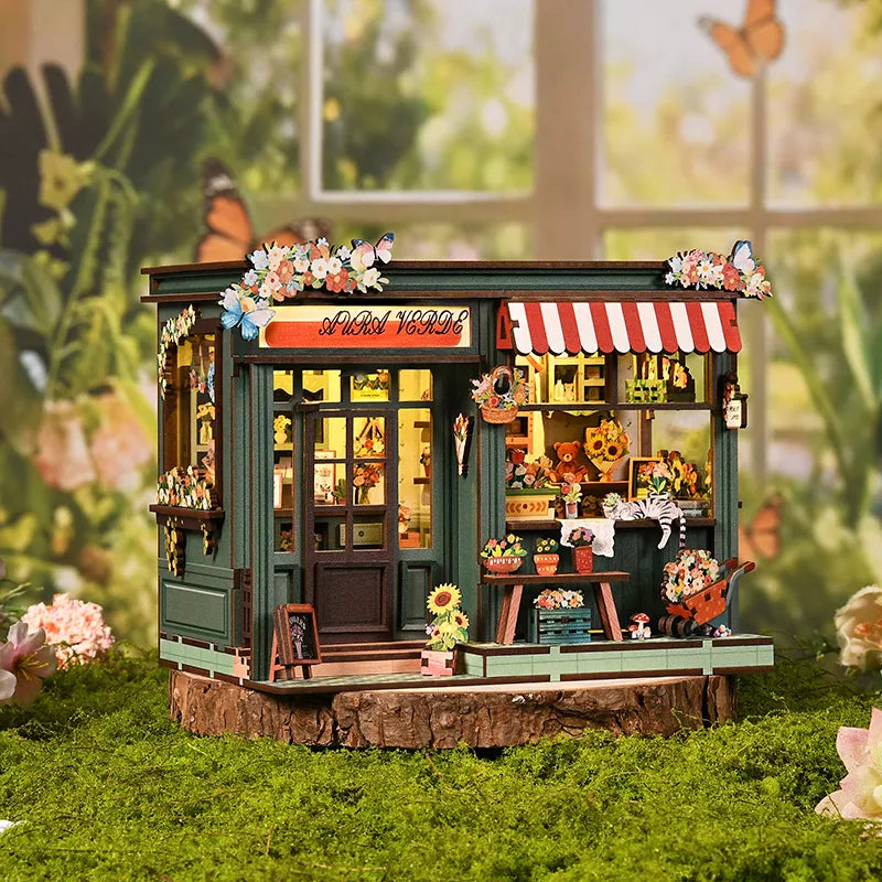 Aura Verde Flower Room - DIY mini house