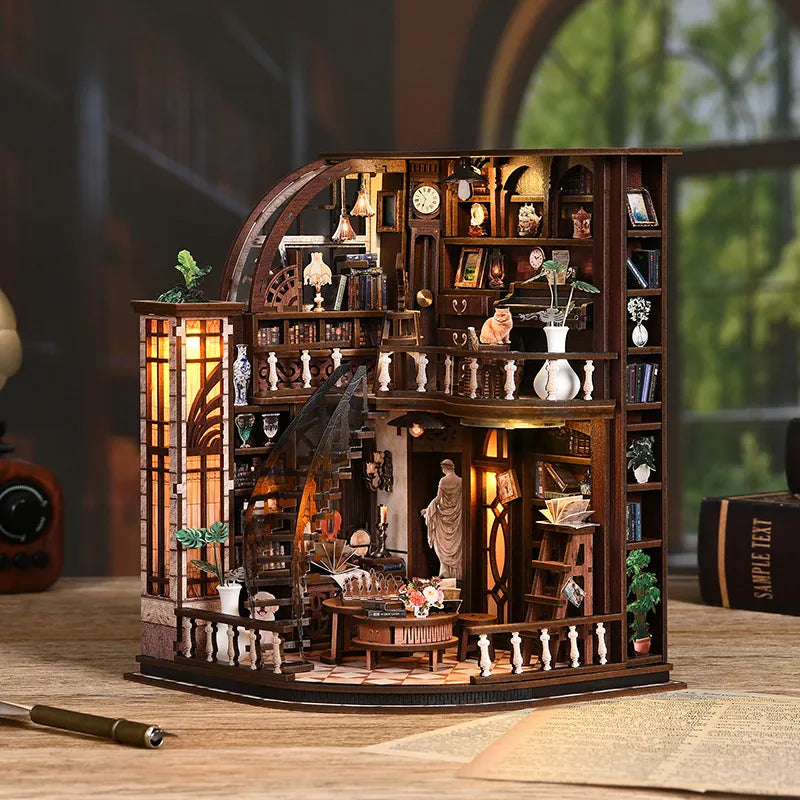 Bacchus Bookstore - House miniature DIY