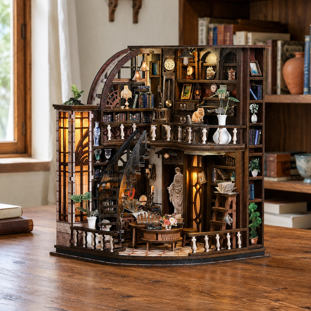 Bacchus Bookstore - House miniature DIY