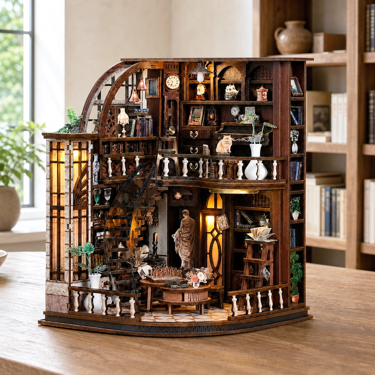Bacchus Bookstore - House miniature DIY