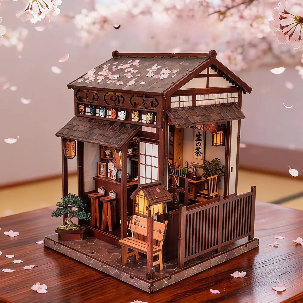 Cherry Blossom Tree Tea Pavilion - Casa miniatura