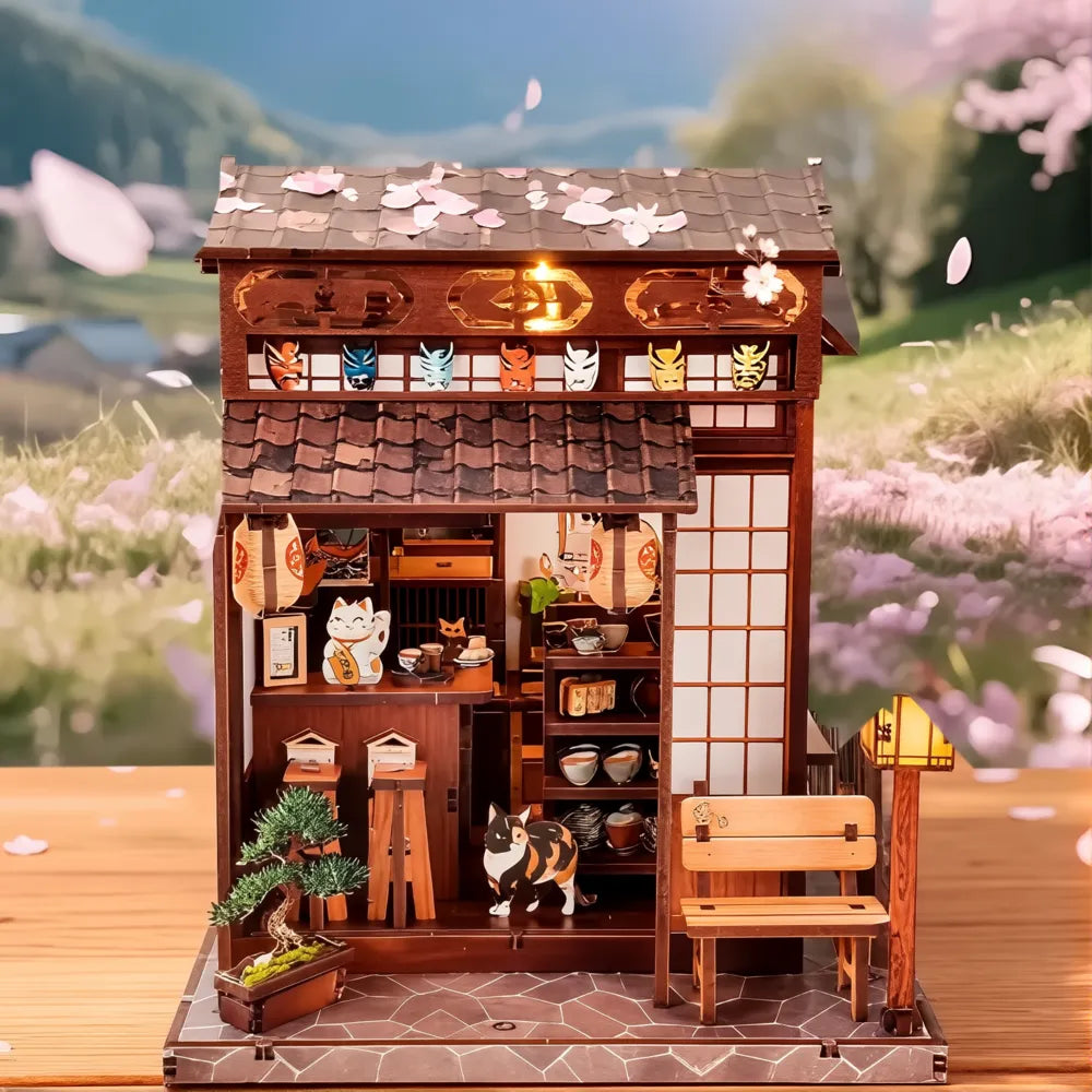 Cherry Blossom Tree Tea Pavilion - Casa miniatura