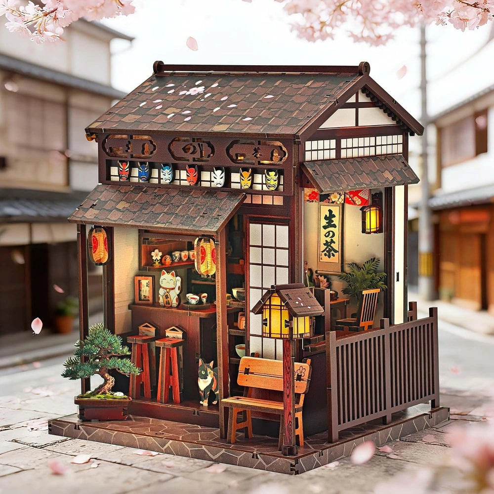 Cherry Blossom Tree Tea Pavilion - Casa miniatura