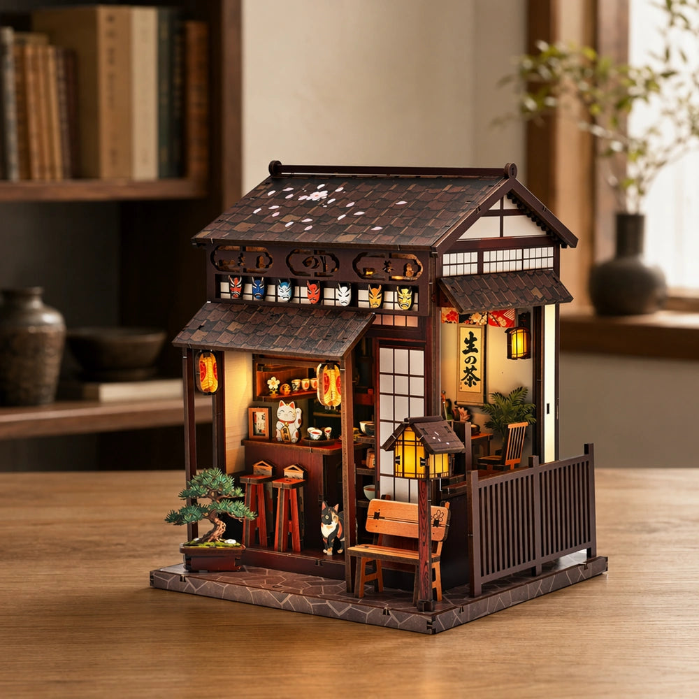 Cherry Blossom Tree Tea Pavilion - Casa miniatura