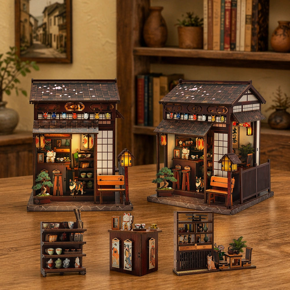 Cherry Blossom Tree Tea Pavilion - Casa miniatura