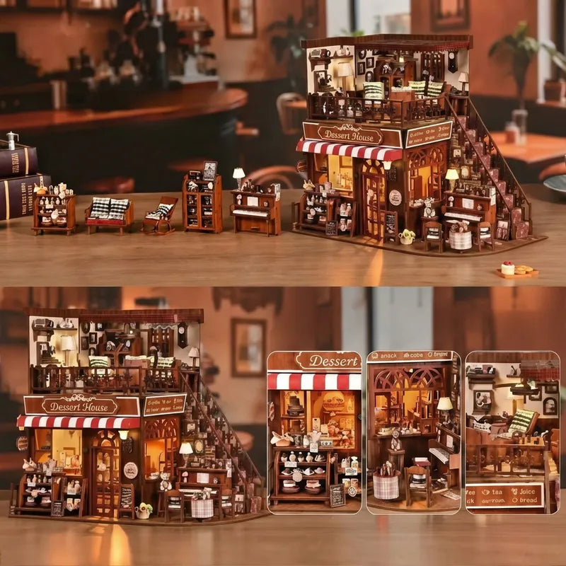 Corner Dessert House - Kit casa en miniatura