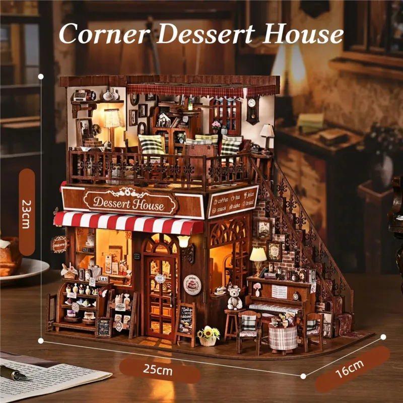 Corner Dessert House - Kit casa en miniatura