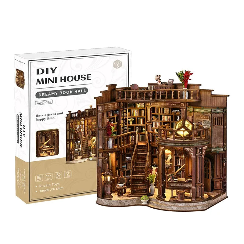 Dreamy Book Hall - Casa en miniatura