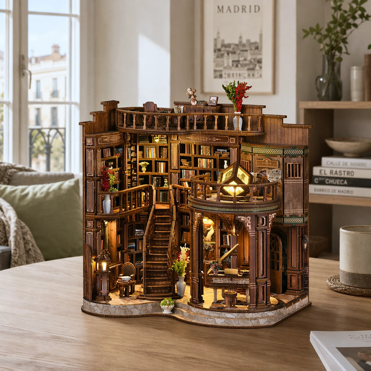 Dreamy Book Hall - Casa en miniatura