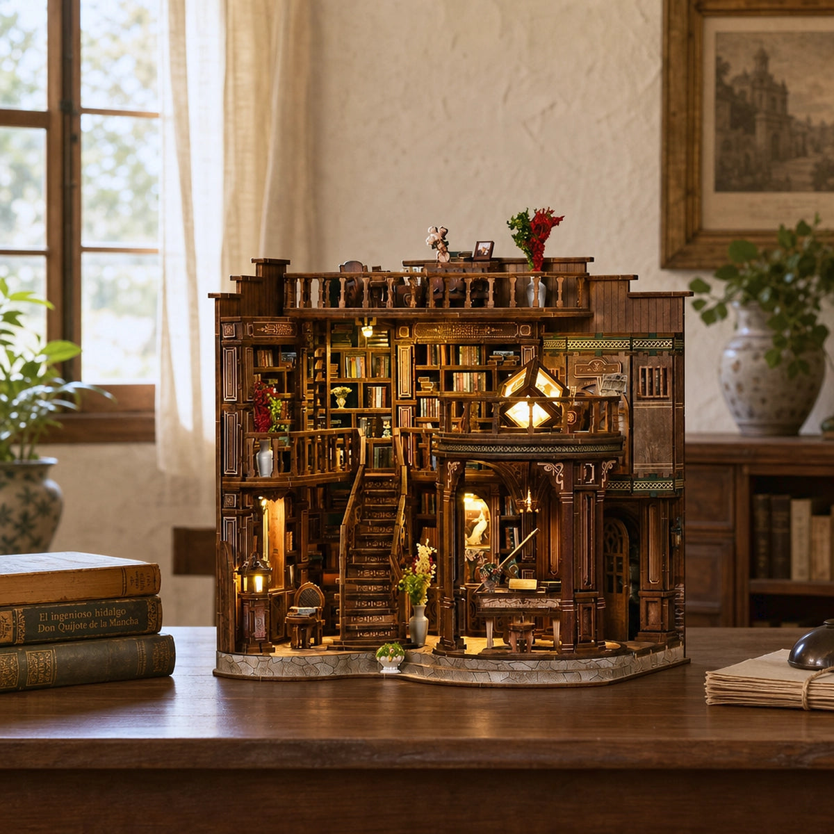 Dreamy Book Hall - Casa en miniatura
