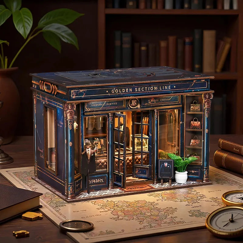 Golden Section Line - House miniature DIY