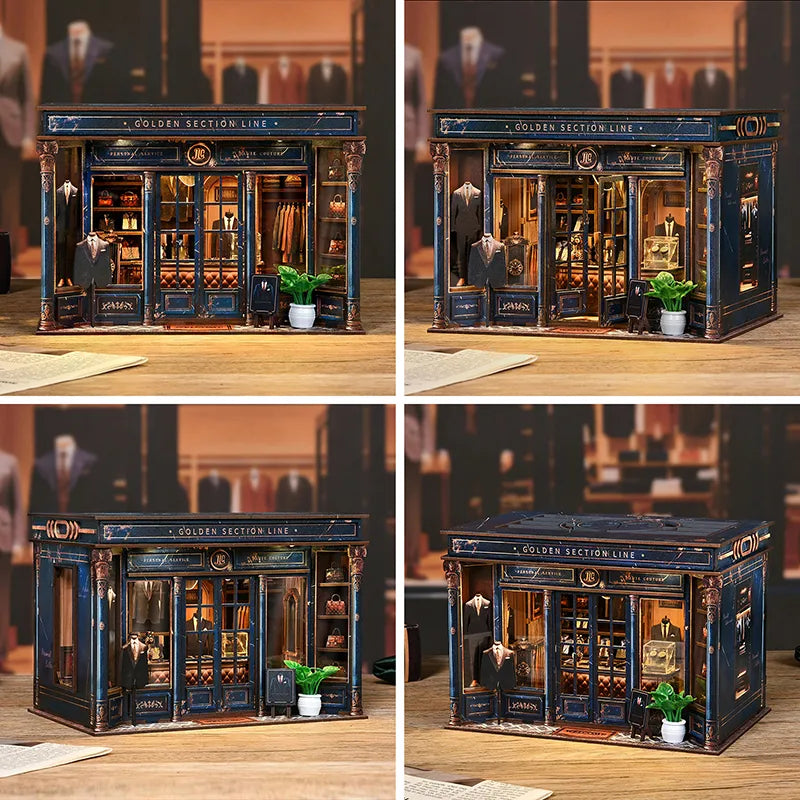 Golden Section Line - House miniature DIY