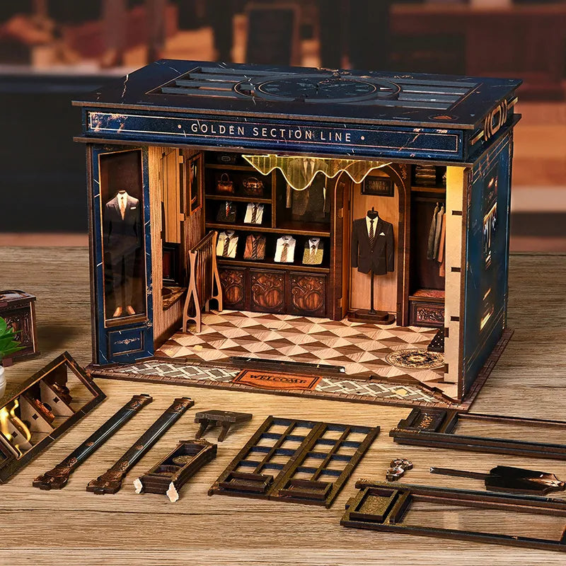 Golden Section Line - House miniature DIY