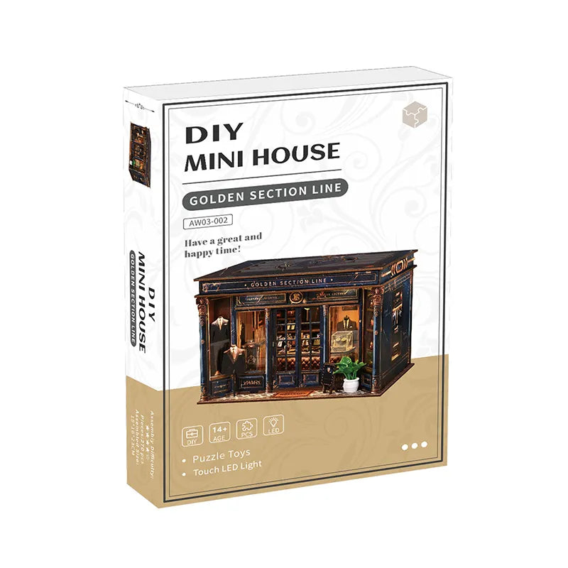 Golden Section Line - House miniature DIY