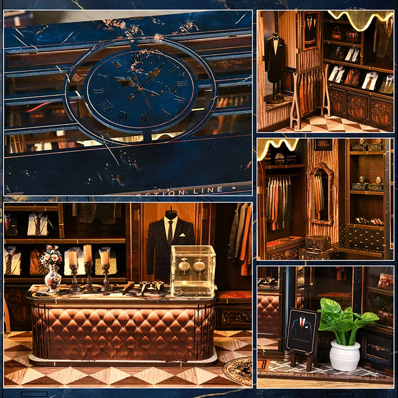 Golden Section Line - House miniature DIY