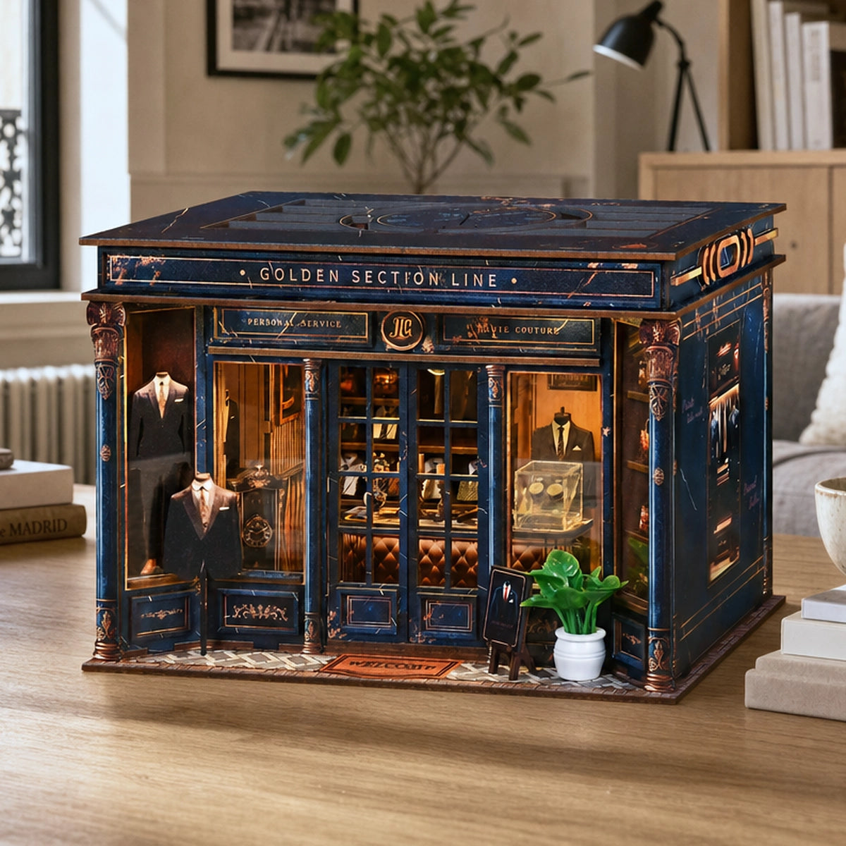 Golden Section Line - House miniature DIY