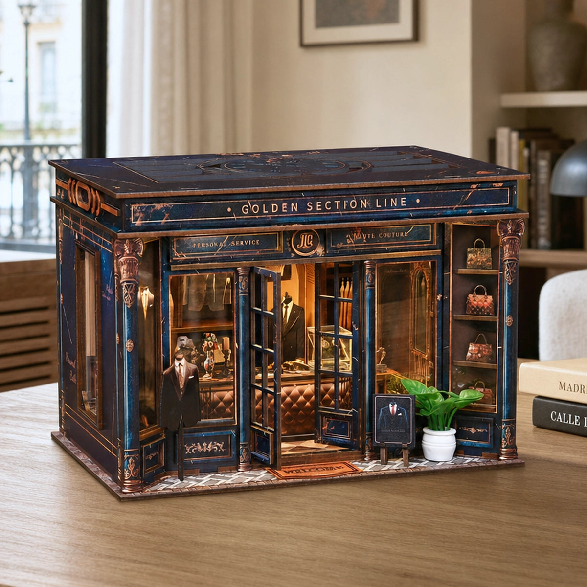 Golden Section Line - House miniature DIY