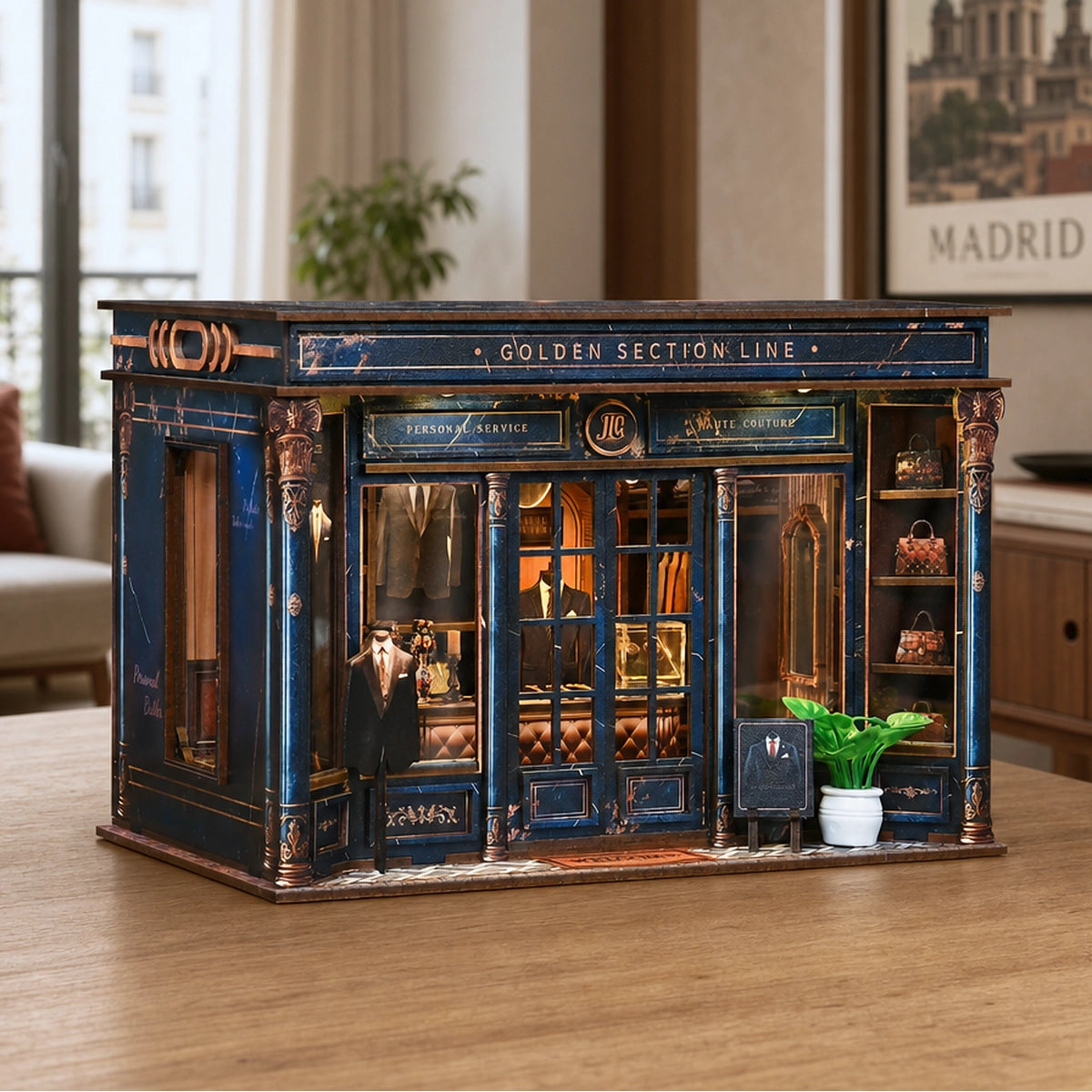 Golden Section Line - House miniature DIY