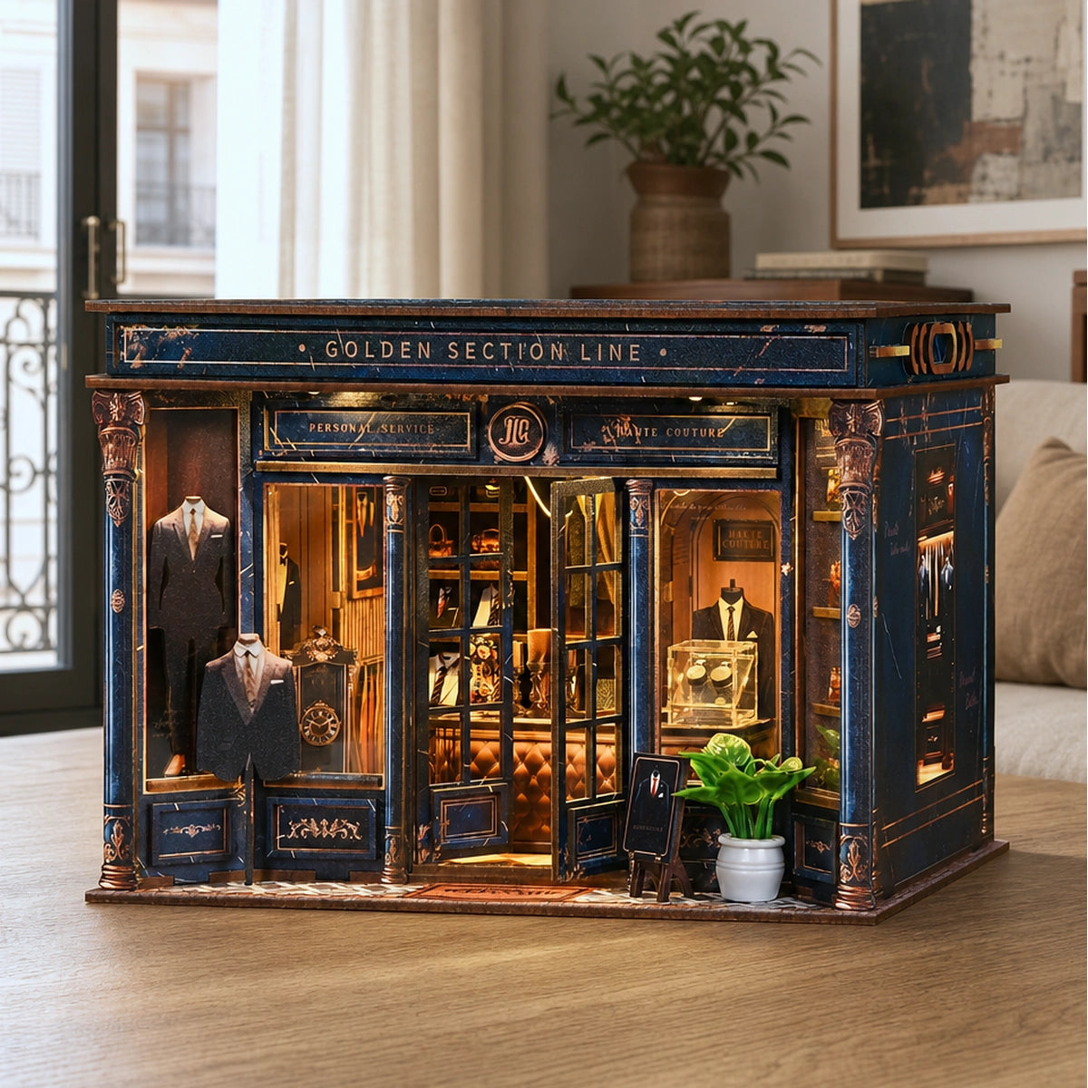 Golden Section Line - House miniature DIY