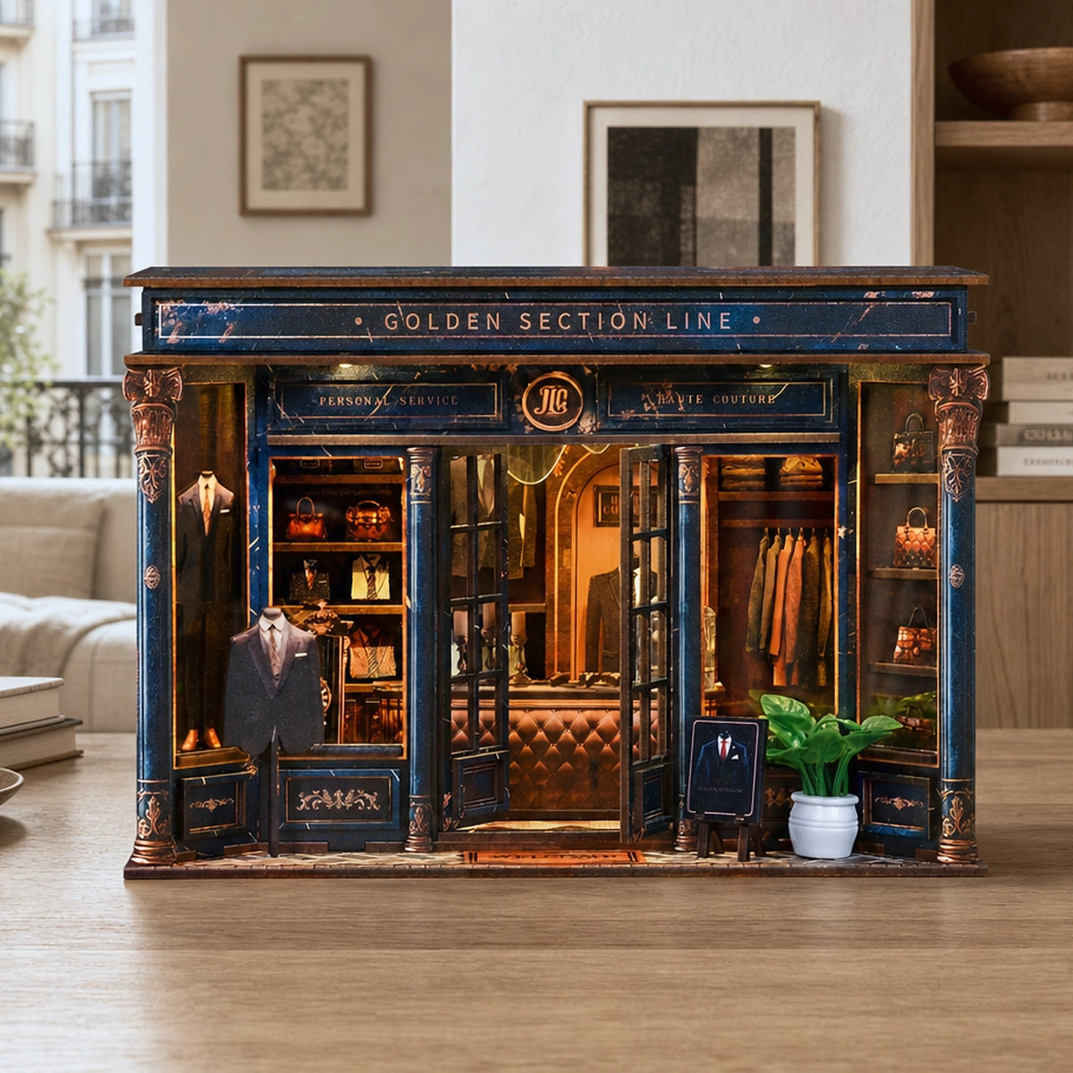 Golden Section Line - House miniature DIY