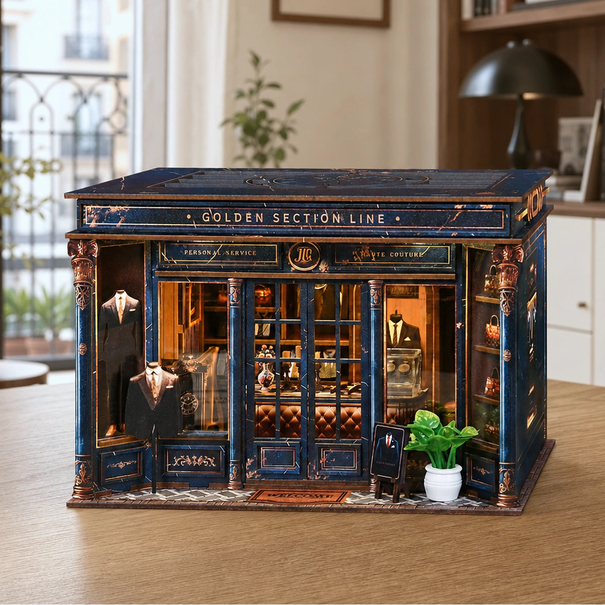 Golden Section Line - House miniature DIY