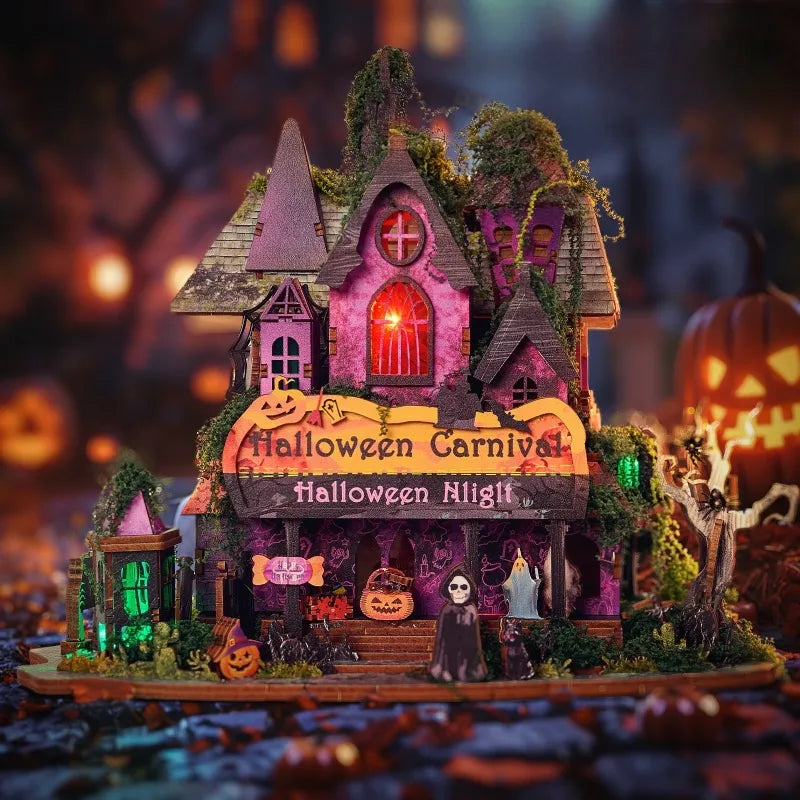 Halloween Night - House miniature DIY