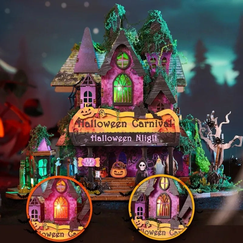 Halloween Night - House miniature DIY