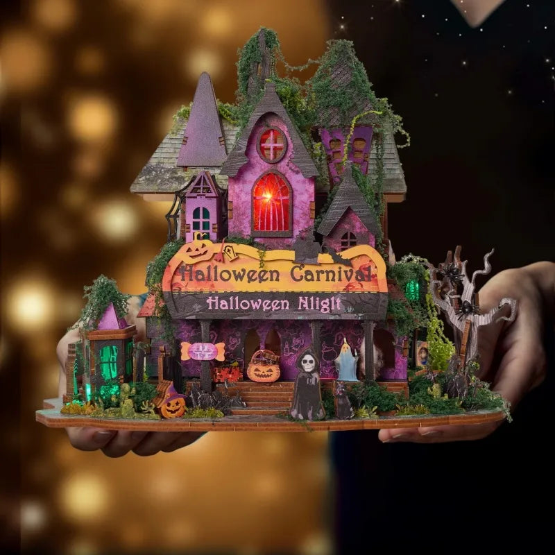 Halloween Night - House miniature DIY
