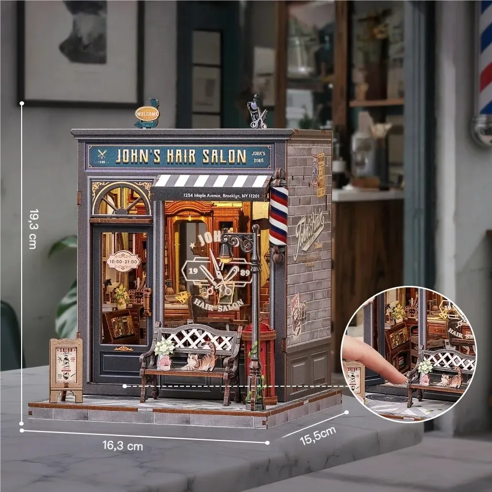 John's Hair Salon - Miniatura casa