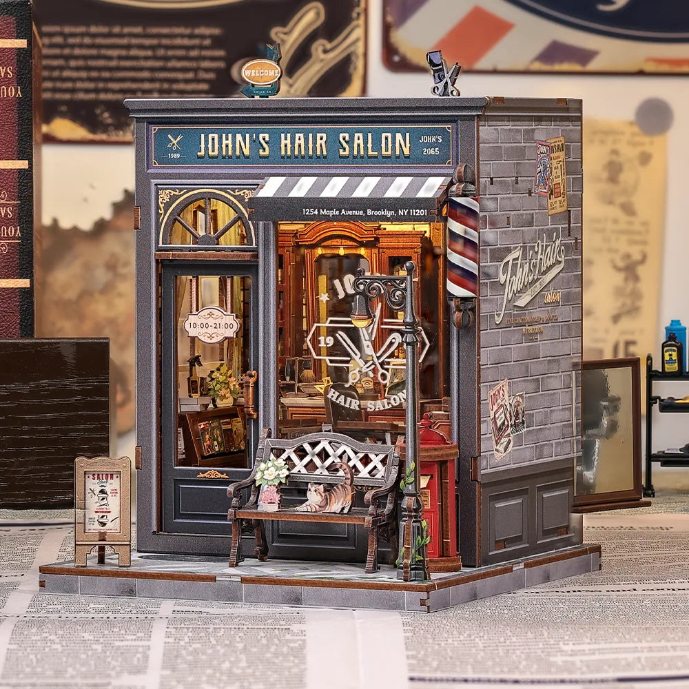 John's Hair Salon - Miniatura casa