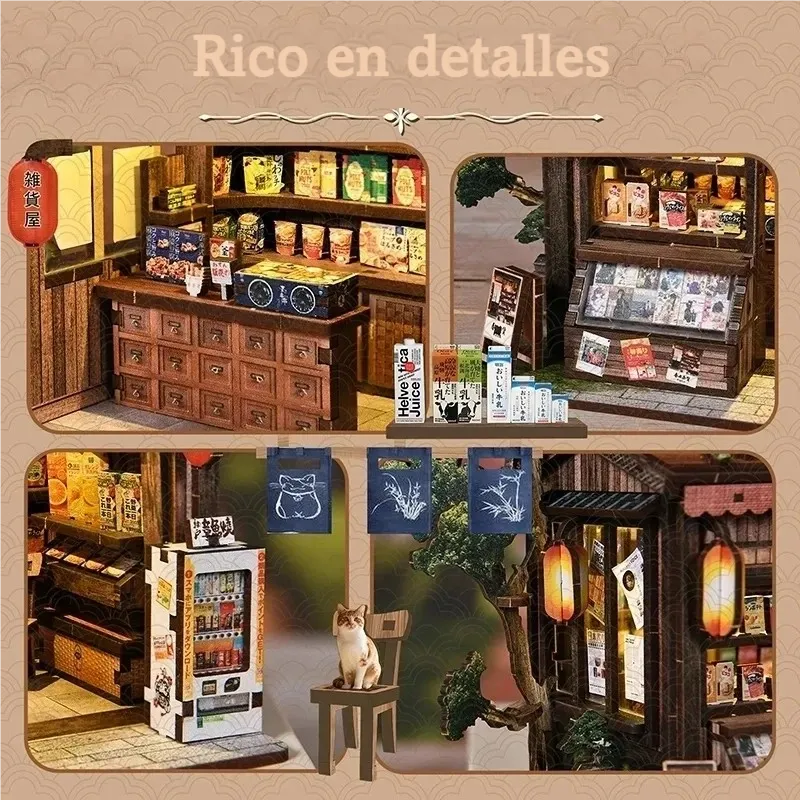 Kasuga Grocery Store - Kit casa en miniatura
