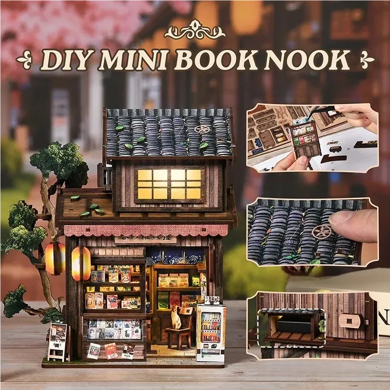 Kasuga Grocery Store - Kit casa en miniatura