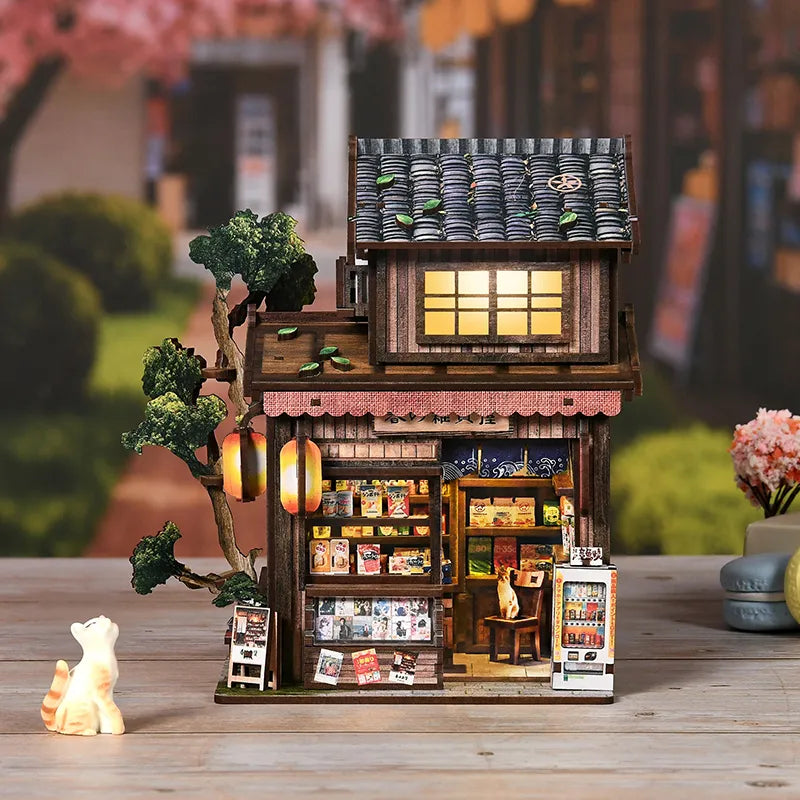 Kasuga Grocery Store - Kit casa en miniatura