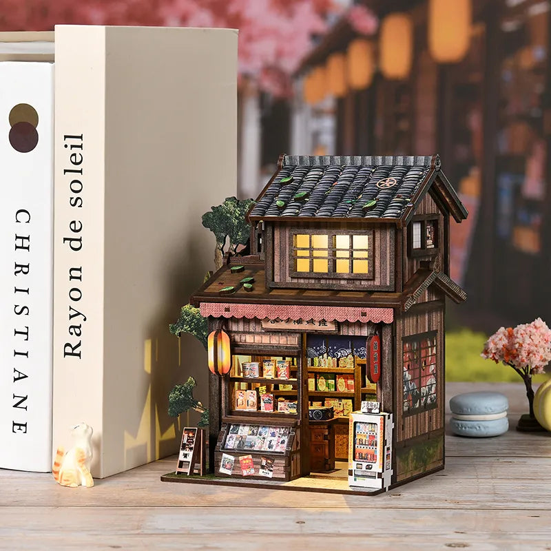 Kasuga Grocery Store - Kit casa en miniatura