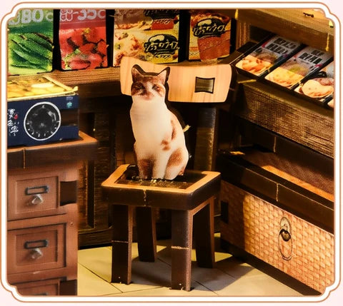 Gato en el taburete