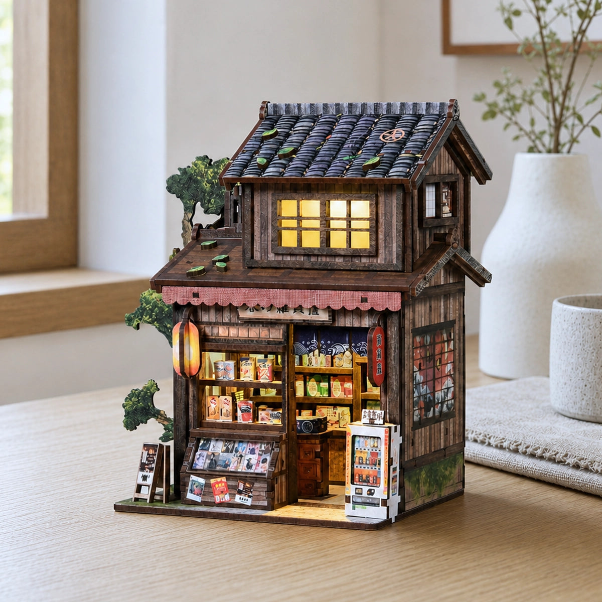 Kasuga Grocery Store - Kit casa en miniatura