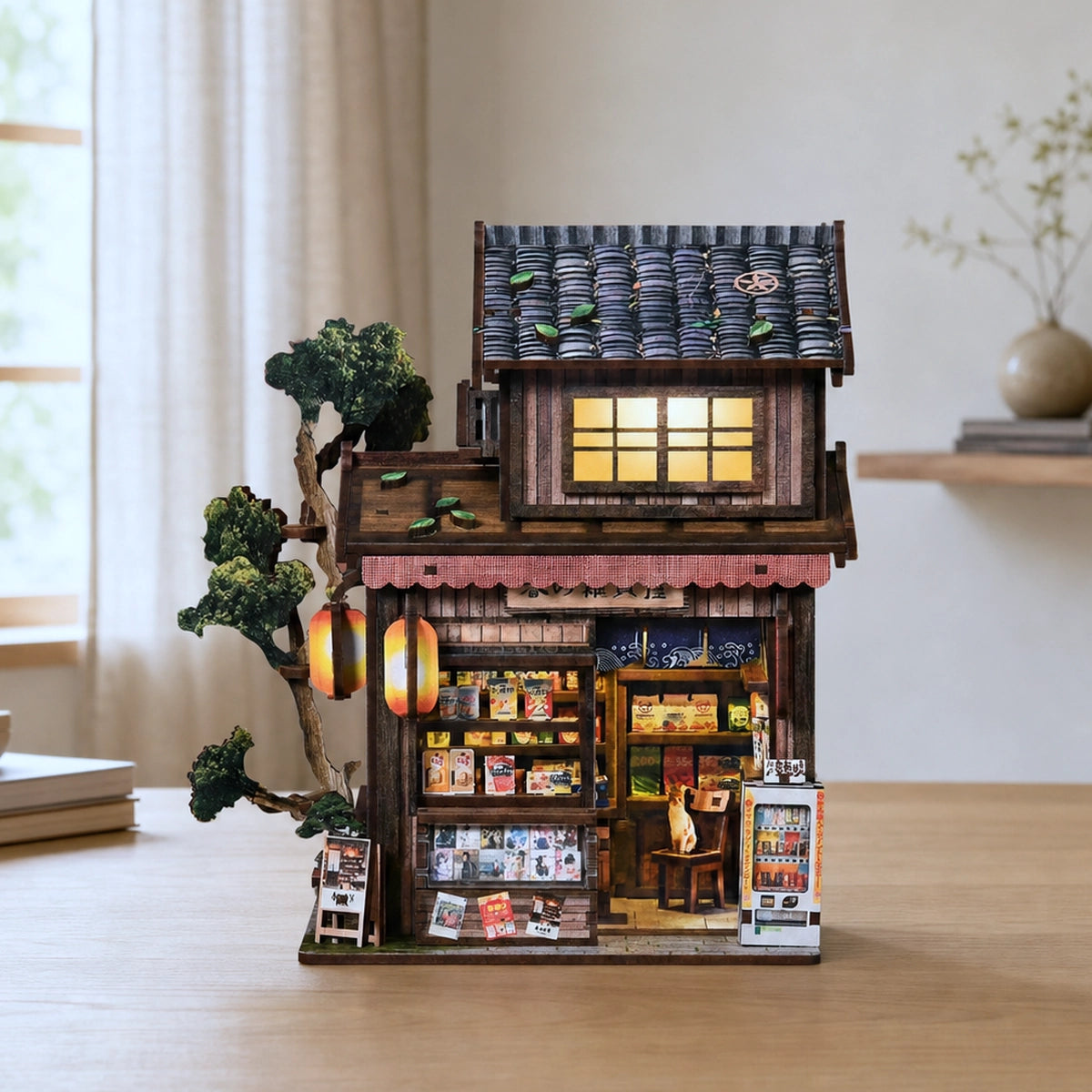 Kasuga Grocery Store - Kit casa en miniatura