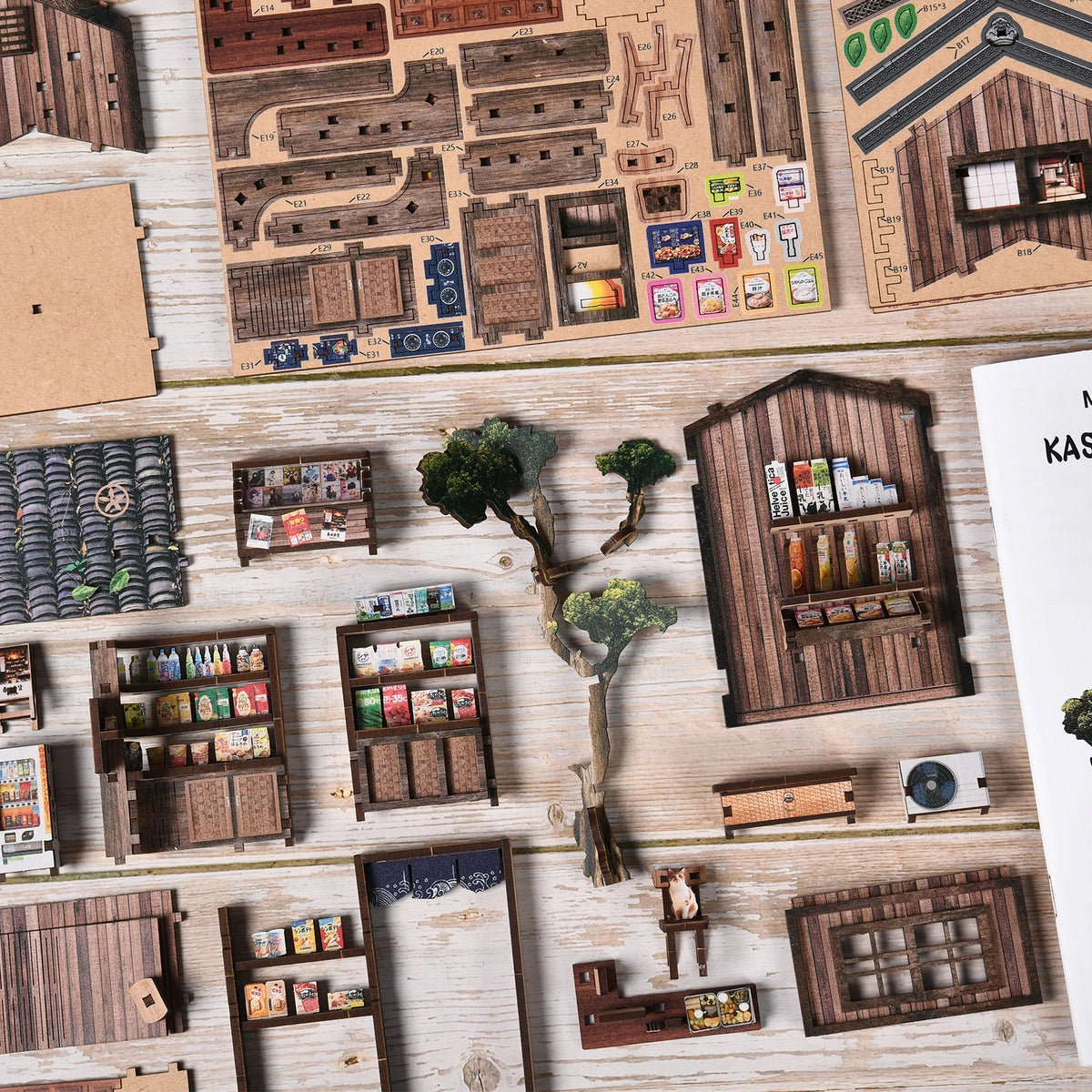 Kasuga Grocery Store - Kit casa en miniatura