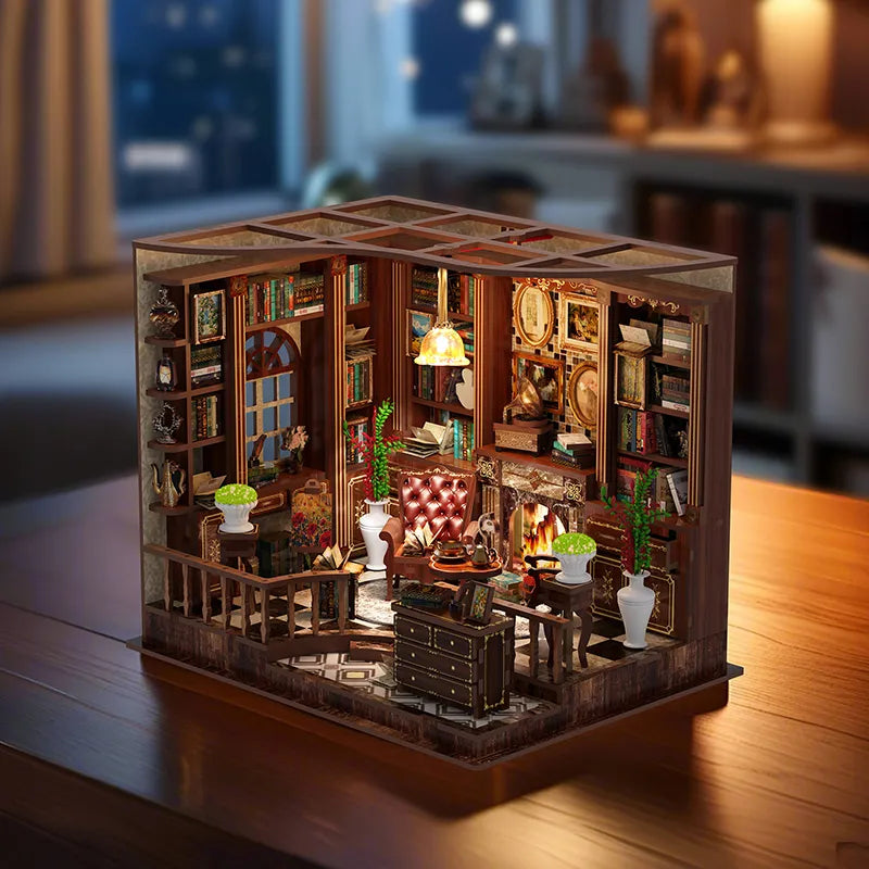 Left Bank Study - House miniature DIY