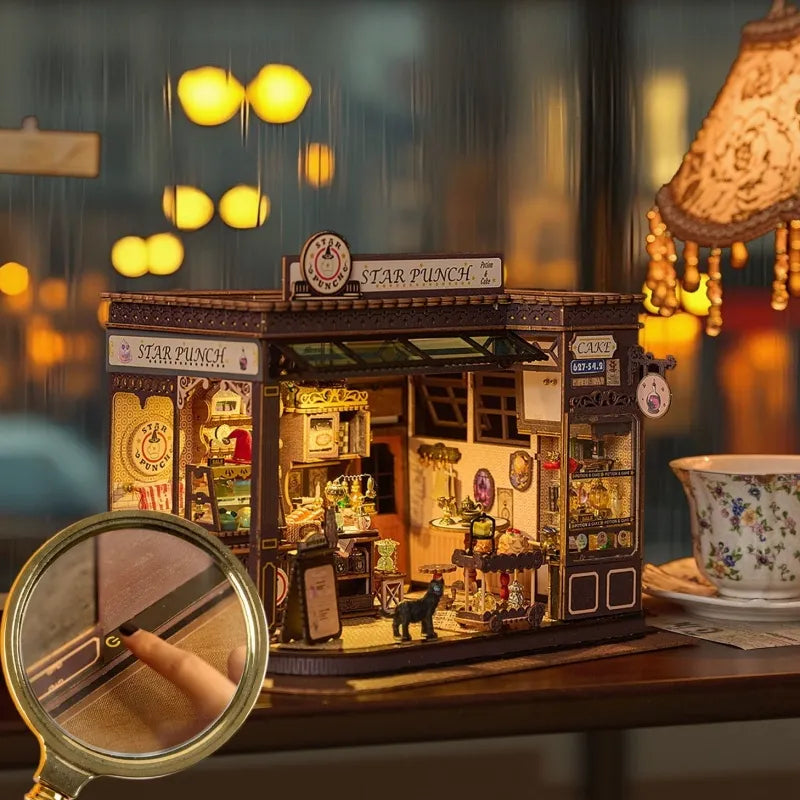 Magic Coffee Shop - Casa en miniatura DIY