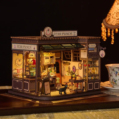 Magic Coffee Shop - Casa en miniatura DIY